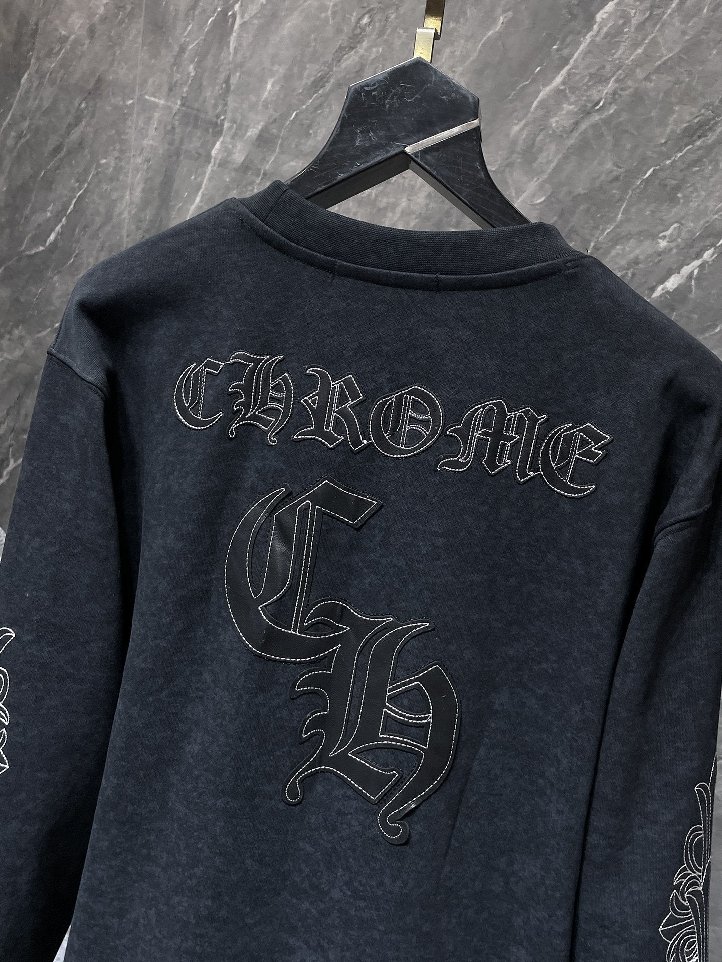 Chrome Hearts Navy Denim Street Jeans — Dark Blue Edition