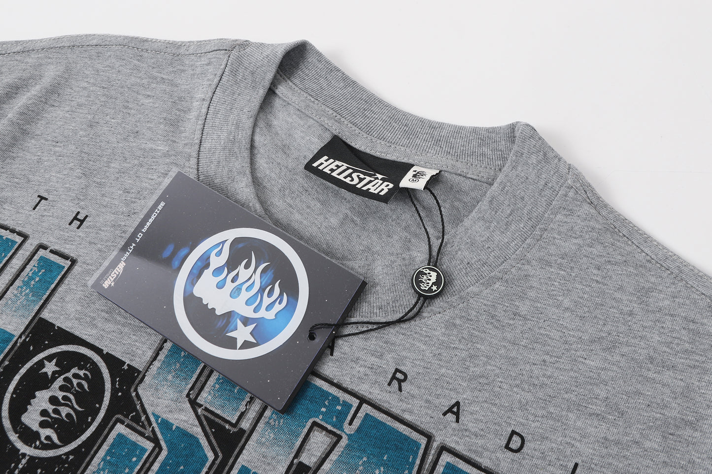Hellstar 711 Classic Streetwear Tee – Heather Grey