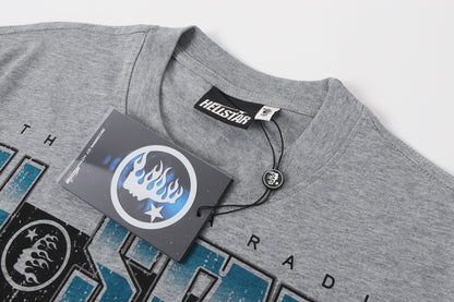 Hellstar 711 Classic Streetwear Tee – Heather Grey