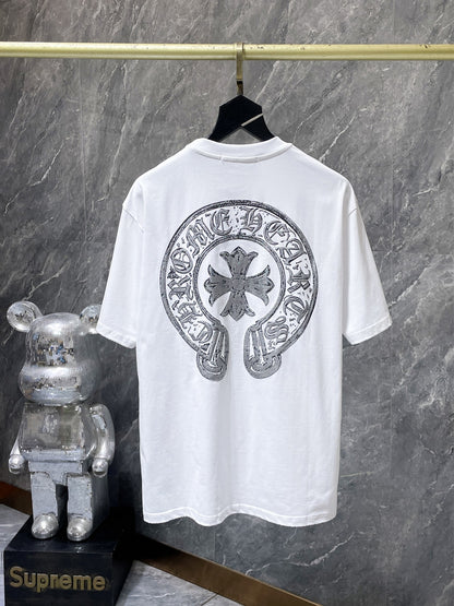 Chrome Hearts White Luxe Streetwear Tee