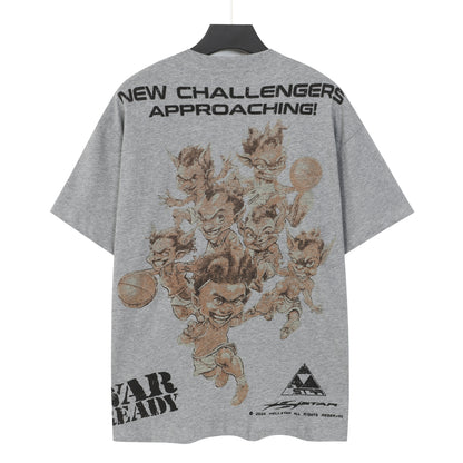 Hellstar 711 Classic Streetwear Tee – Heather Grey