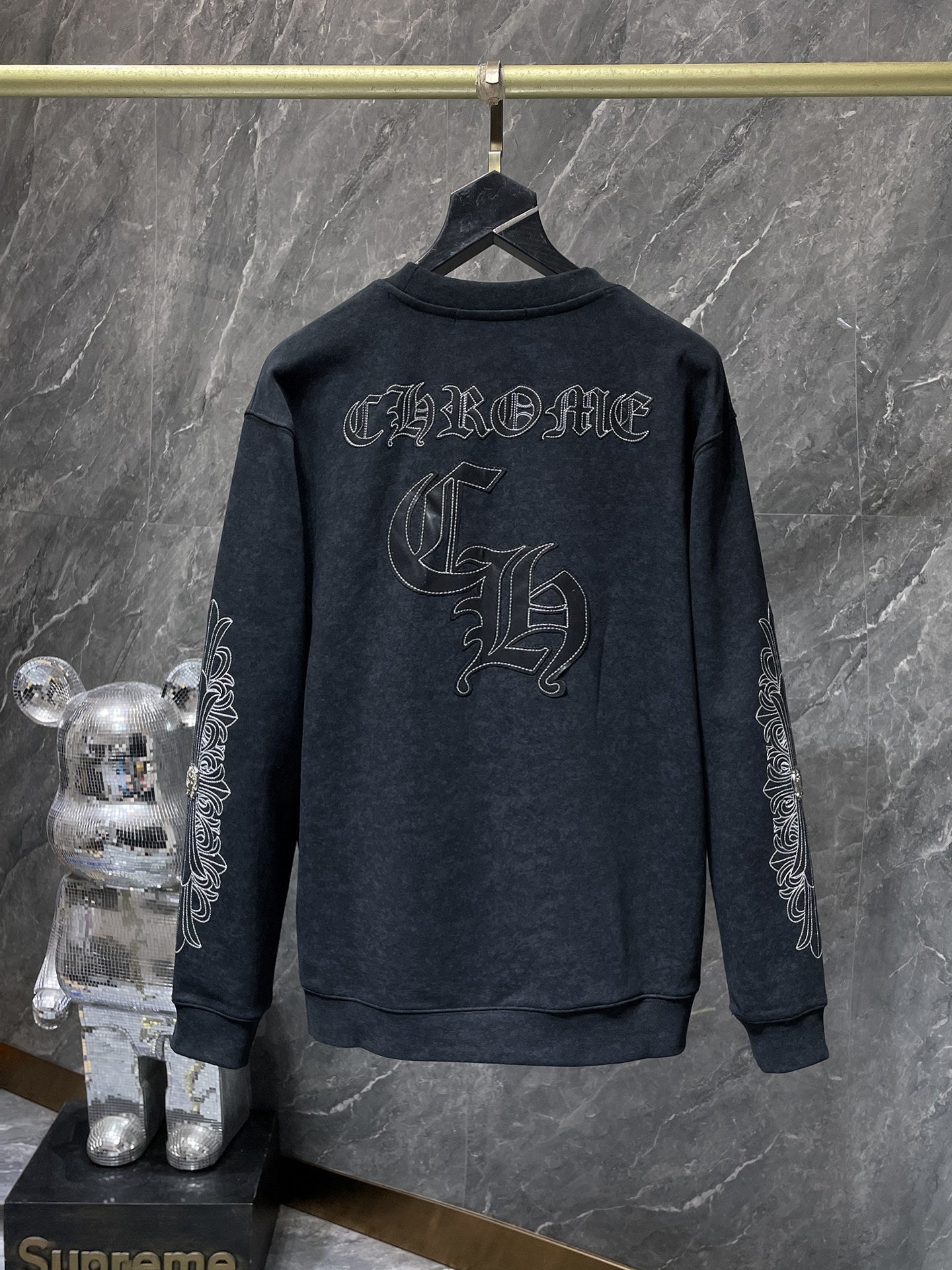 Chrome Hearts Navy Denim Street Jeans — Dark Blue Edition