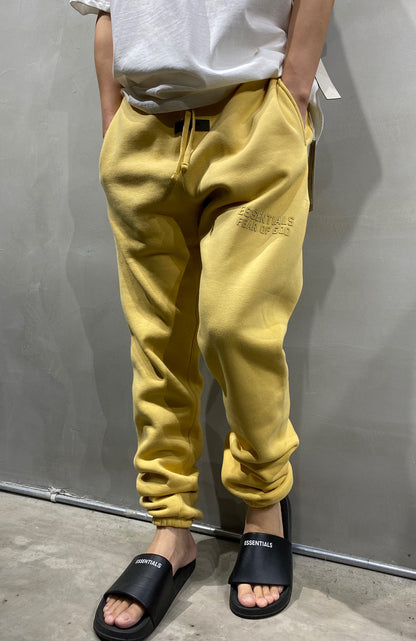 ESSENTIALS Yellow Fleece Jogger Sweatpants