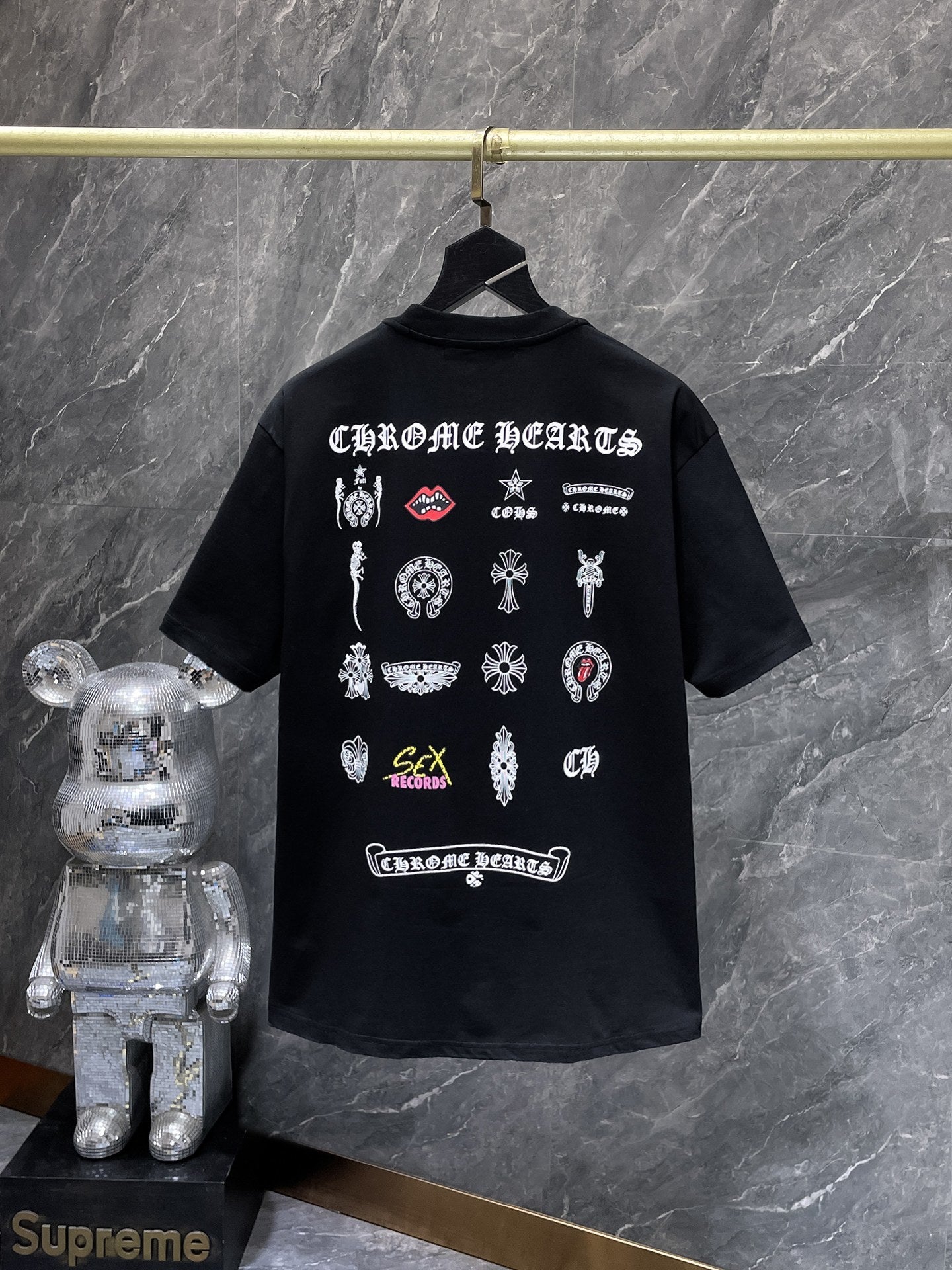 Chrome Hearts Shadow Distressed Streetwear Tee