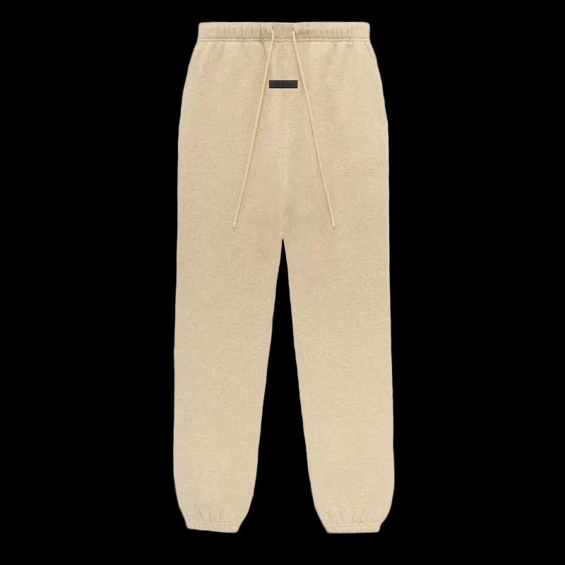 ESSENTIALS Cream Cloud Series FOG Silicone Letter Sweatpants (ESS3006)