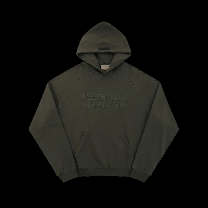 ESSENTIALS Charcoal Oversized Hoodie