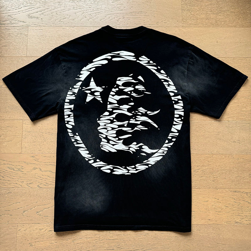 Hellstar 6811 Vintage Washed Black Tee – P55 Edition