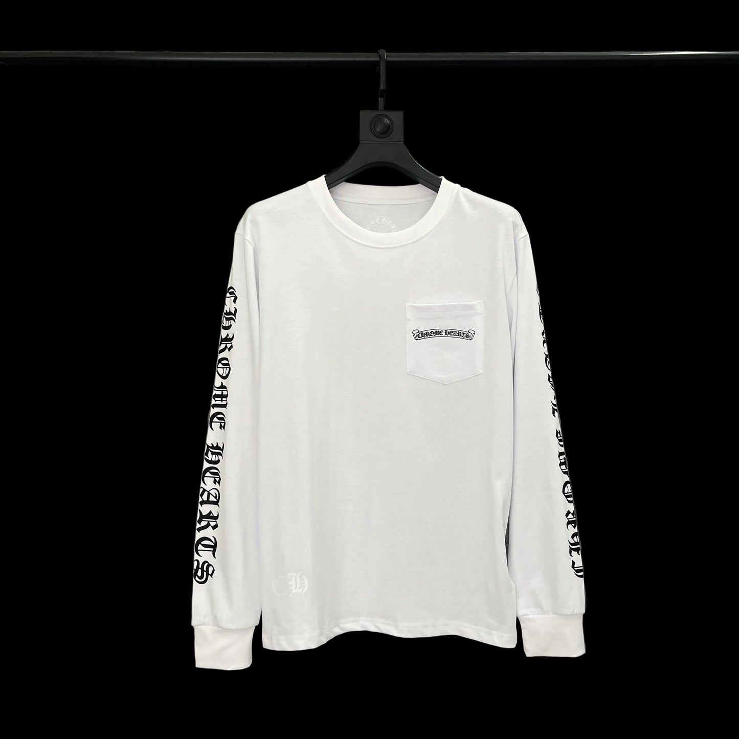 Chrome Hearts White Street Cross Graphic Hoodie