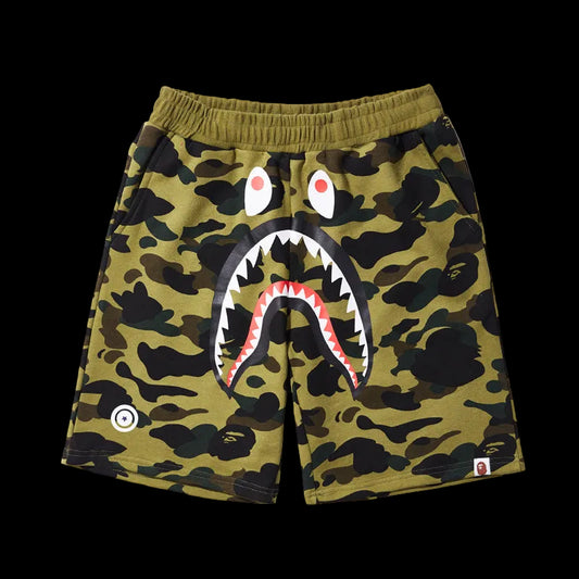 BAPE Mud Brown Streetwear Cargo Shorts
