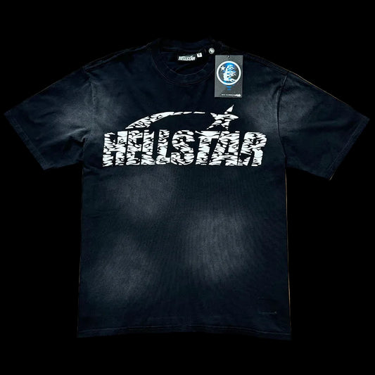 Hellstar 6811 Vintage Washed Black Tee – P55 Edition