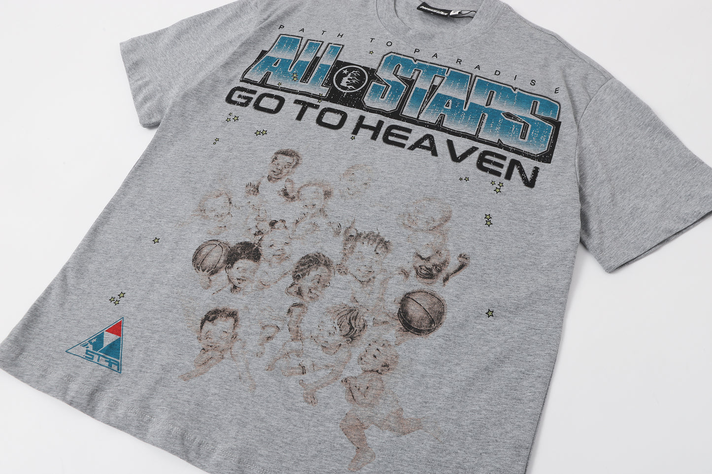 Hellstar 711 Classic Streetwear Tee – Heather Grey