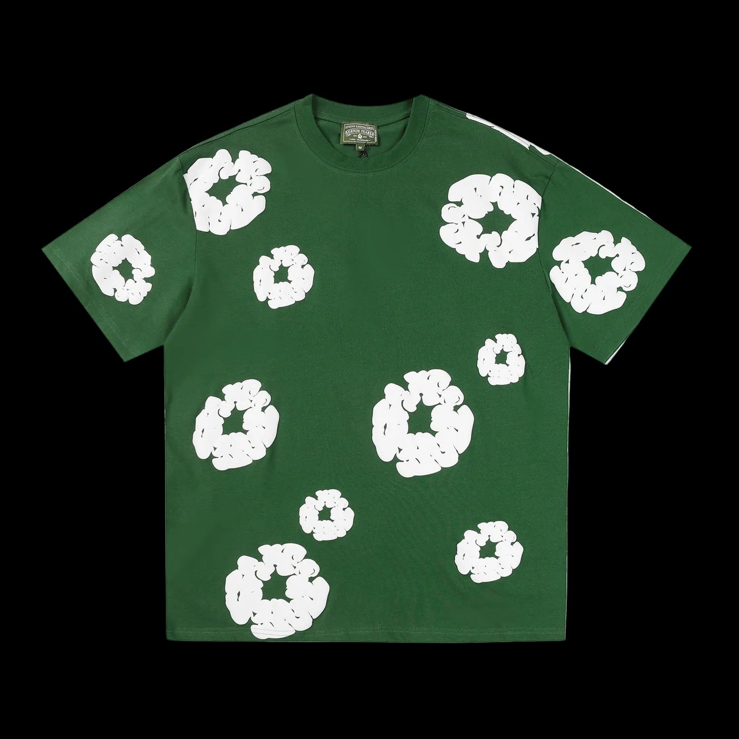 Denim Tears Cotton Wreath Oversized Tee – Forest Green