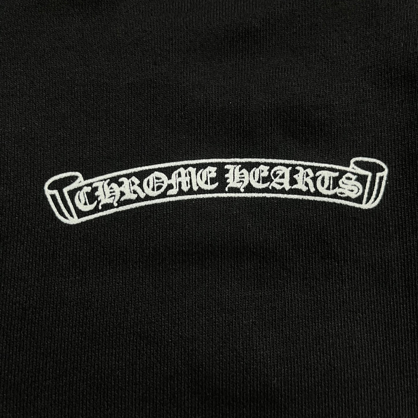 Chrome Hearts Black Pink Touch Street Cross Hoodie