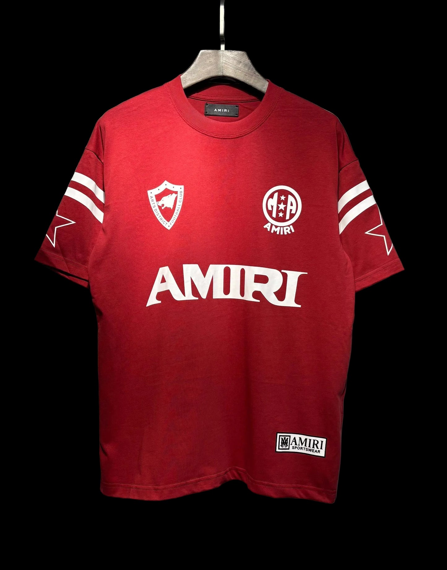 AMIRI Crimson Heavyweight Letter Tee — Red Edition