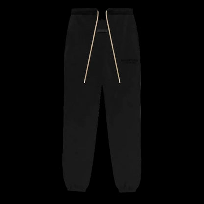 ESSENTIALS Black Cloud Series FOG Silicone Letter Sweatpants (ESS3006)