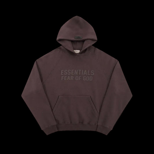 ESSENTIALS Light Maroon Oversized Hoodie