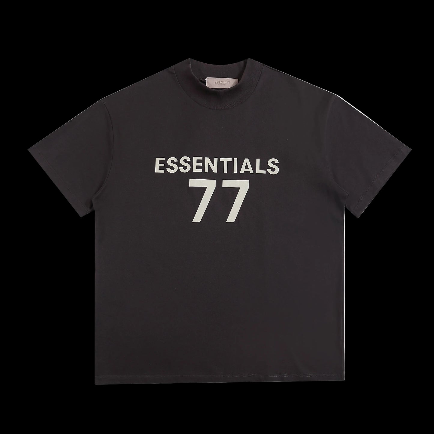 ESSENTIALS Black Oversized Tee