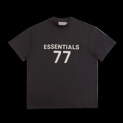 ESSENTIALS Black Oversized Tee