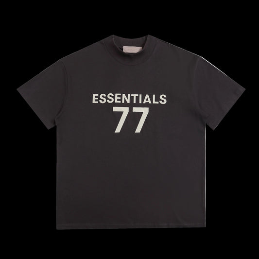 ESSENTIALS Black Oversized Tee