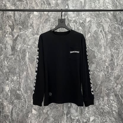 Chrome Hearts Black Street Cross Graphic Hoodie