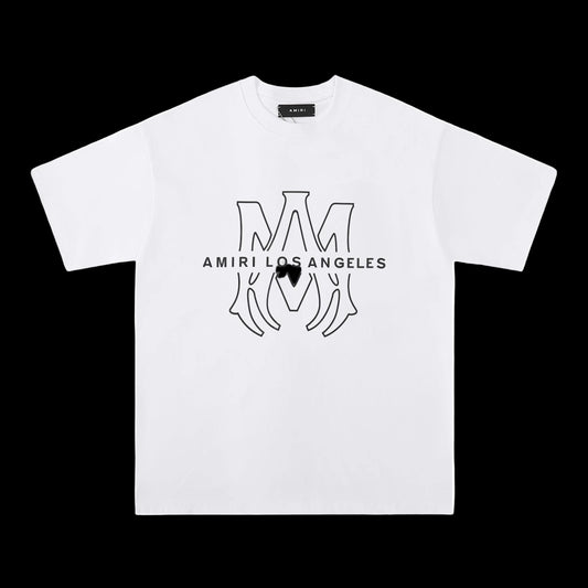 AMIRI Ivory Heavyweight Double Yarn Essential Tee — White Edition