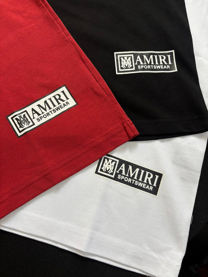 AMIRI Ivory Heavyweight Letter Tee — White Edition