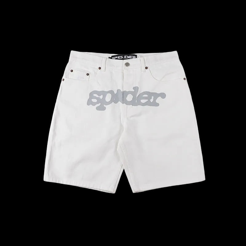 Sp5der Essential Web Shorts – White