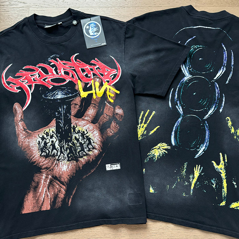 Hellstar 6810 Vintage Washed Black Tee – P56 Edition