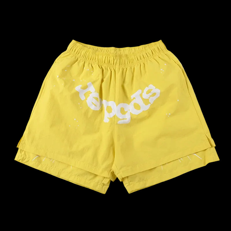 Sp5der Solar Web Shorts – Yellow