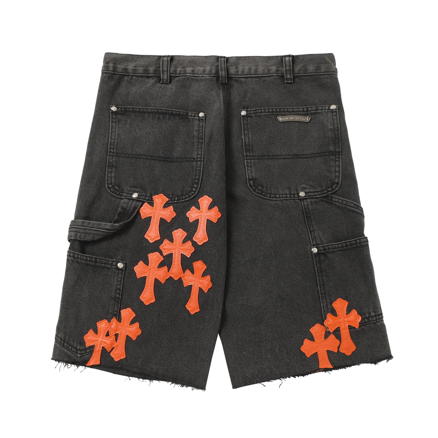 Chrome Hearts Black Ember Carpenter Shorts