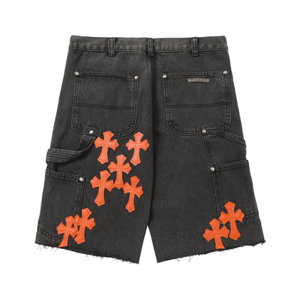 Chrome Hearts Black Ember Carpenter Shorts